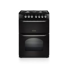 Rangemaster Classic 60cm 4 Ring Gas Hob Double Oven Dual Fuel Mini Range Cooker