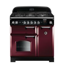 Rangemaster Classic 90cm 5 Burner Gas Hob Double Oven Dual Fuel Range Cooker