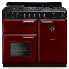Rangemaster Classic Deluxe 100cm Gas Hob Double Oven Dual Fuel Range Cooker