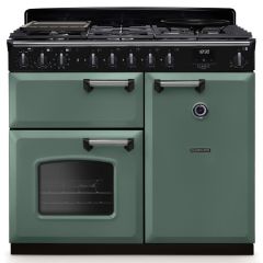 Rangemaster Classic Deluxe 100cm Gas Hob Double Oven Dual Fuel Range Cooker