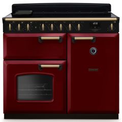 Rangemaster Classic Deluxe 100cm Induction Hob Double Oven Electric Range Cooker