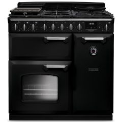 Rangemaster Classic Deluxe 90cm Gas Hob Double Oven Dual Fuel Range Cooker