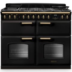 Rangemaster Classic Deluxe 110cm Gas Hob Triple Oven Dual Fuel Range Cooker