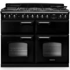 Rangemaster Classic Deluxe 110cm Gas Hob Triple Oven Dual Fuel Range Cooker