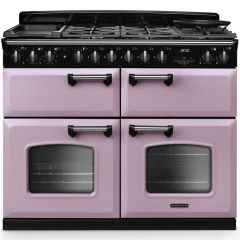 Rangemaster Classic Deluxe 110cm Gas Hob Triple Oven Dual Fuel Range Cooker