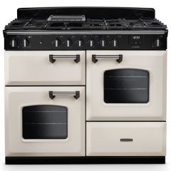 Rangemaster Classic 110cm 6 Burner Gas Hob Double Oven Dual Fuel Range Cooker