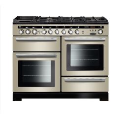 Rangemaster Encore Deluxe 110cm 7 Ring Mixed Hob Two Oven Dual Fuel Range Cooker