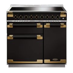 Rangemaster Elise Luxe 90cm 5 Zone Induction Double Oven Electric Range Cooker