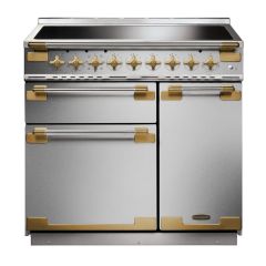 Rangemaster Elise Luxe 90cm 5 Zone Induction Double Oven Electric Range Cooker