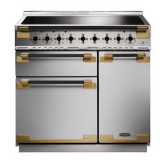 Rangemaster Elise Luxe 90cm 5 Zone Induction Double Oven Electric Range Cooker