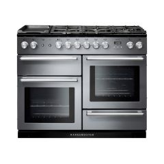 Rangemaster Nexus 110cm 7 Burner Mixed Hob Double Oven Dual Fuel Range Cooker