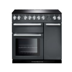 Rangemaster Nexus 90cm 5 Zone Induction Hob Double Oven Electric Range Cooker