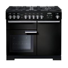 Rangemaster Professional Deluxe 100cm Gas Hob Double Oven Dual Fuel Range Cooker