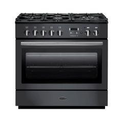Rangemaster Professional+FX 90cm 5 Burner Hob Single Oven Dual Fuel Range Cooker