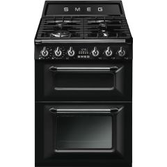 Smeg Victoria 60cm 4 Burner Double Oven Dual Fuel Mini Range Cooker
