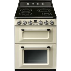 Smeg Victoria 60cm 4 Zone Induction Double Oven All Electric Mini Range Cooker