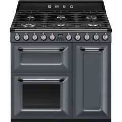 Smeg Victoria 90cm 6 Burner Double Oven & Grill Dual Fuel Range Cooker