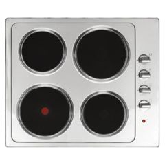 Statesman EH160SS 60cm 4 Zone Solid Plate Stainless Steel Electric Hob
