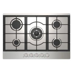 Statesman GH175SS 75cm 5 Burner Stainless Steel Gas Hob