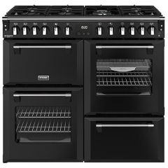 Stoves Richmond Deluxe 100cm 7 Burner Gas Hob Quad Oven Dual Fuel Range Cooker