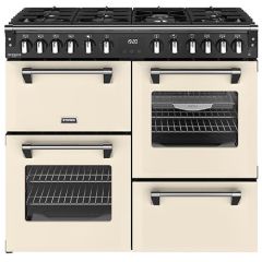 Stoves Richmond Deluxe 100cm 7 Burner Gas Hob Quad Oven Dual Fuel Range Cooker