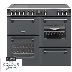 Stoves Richmond Deluxe 100cm Induction Hob Quad Oven Electric Range Cooker