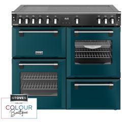 Stoves Richmond Deluxe 100cm Induction Hob Quad Oven Electric Range Cooker