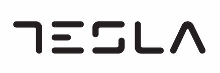 Tesla logo.