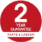 Montpellier 2 year warranty